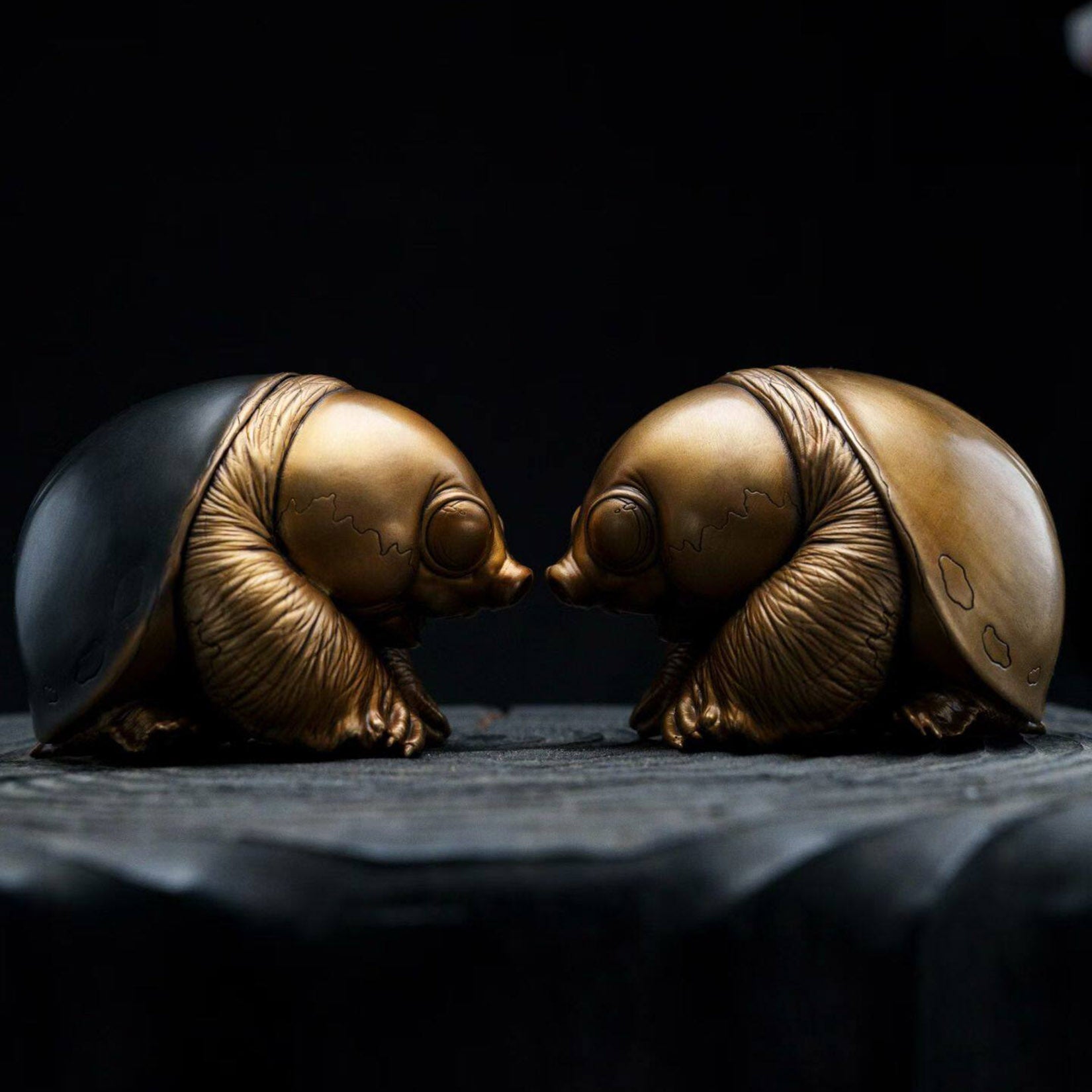 BOWUZHI Studio Bronze Turtle Series Model