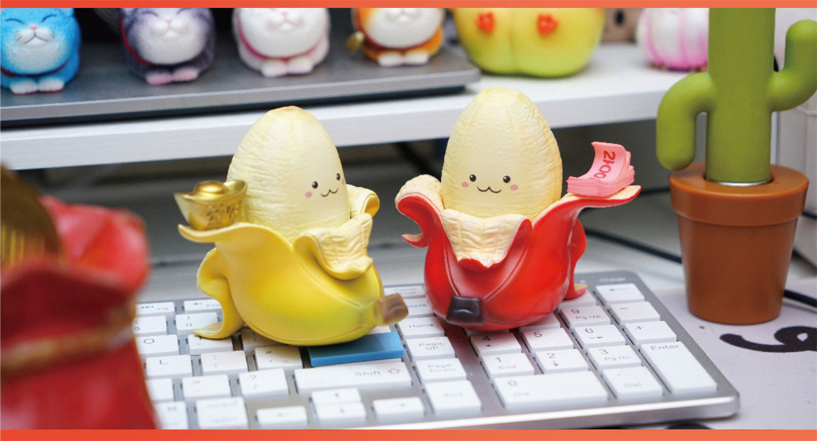 Fortune Bananas Figure Resin Model