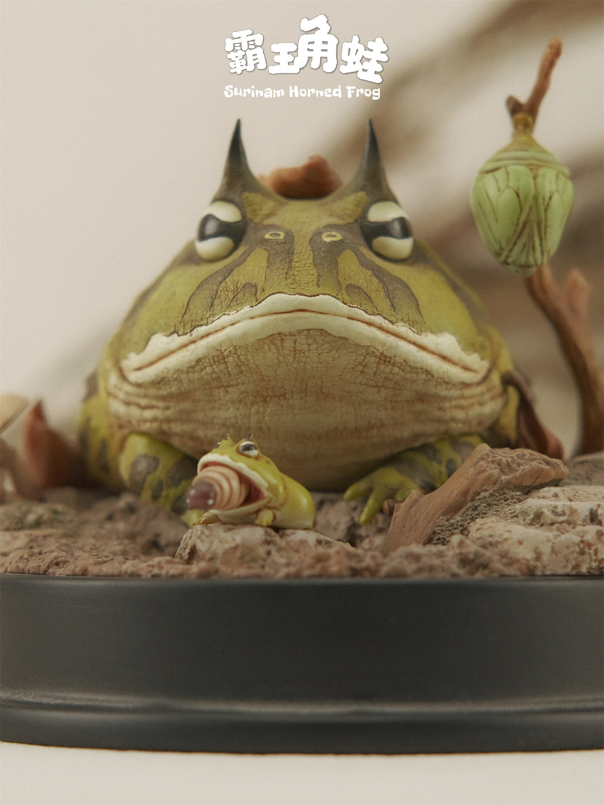 Bowuzhi Studio Limited Edition Surinam Horned Frog Scene Model