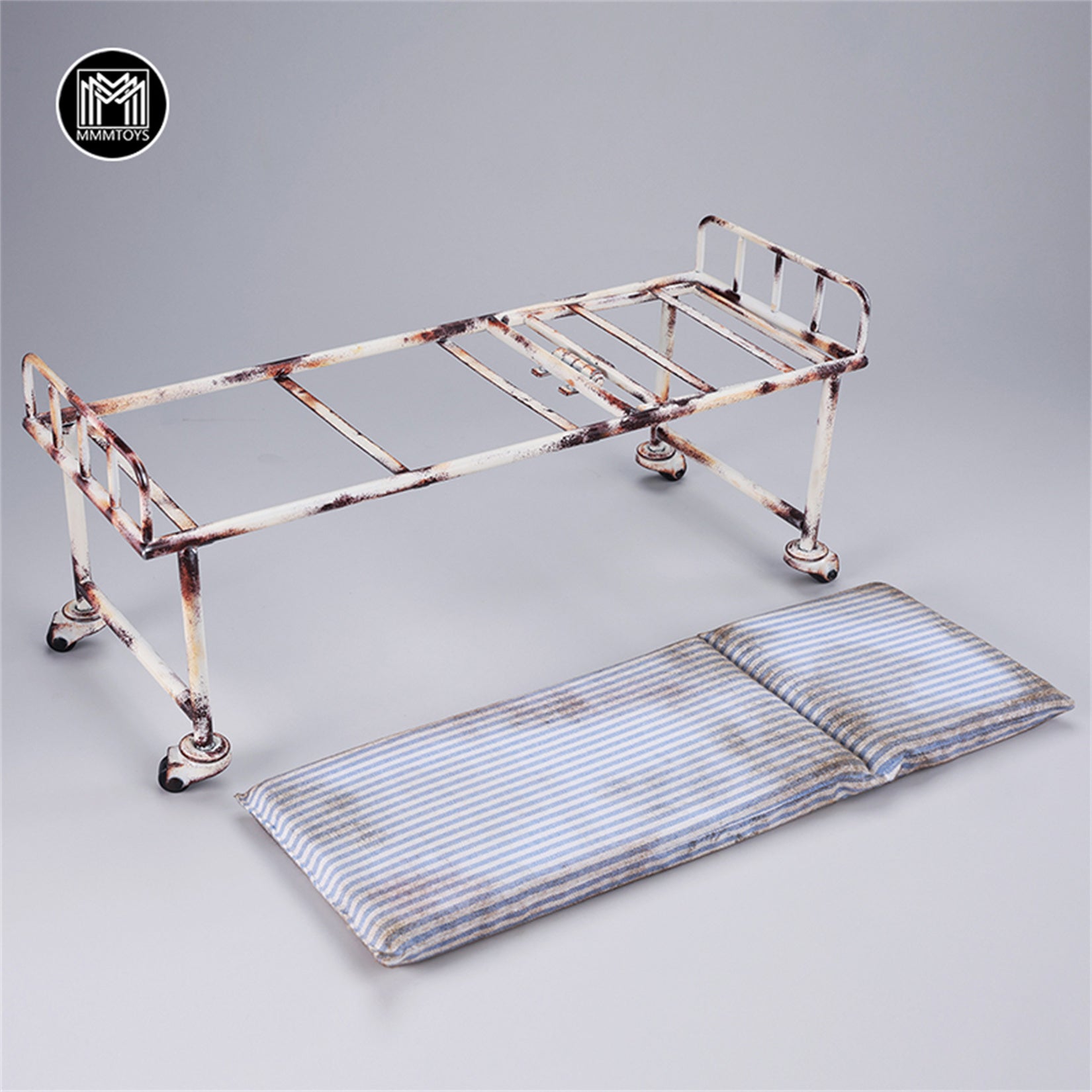 MMMTOYS 1:6 Scale Abandoned Hospital Bed Model