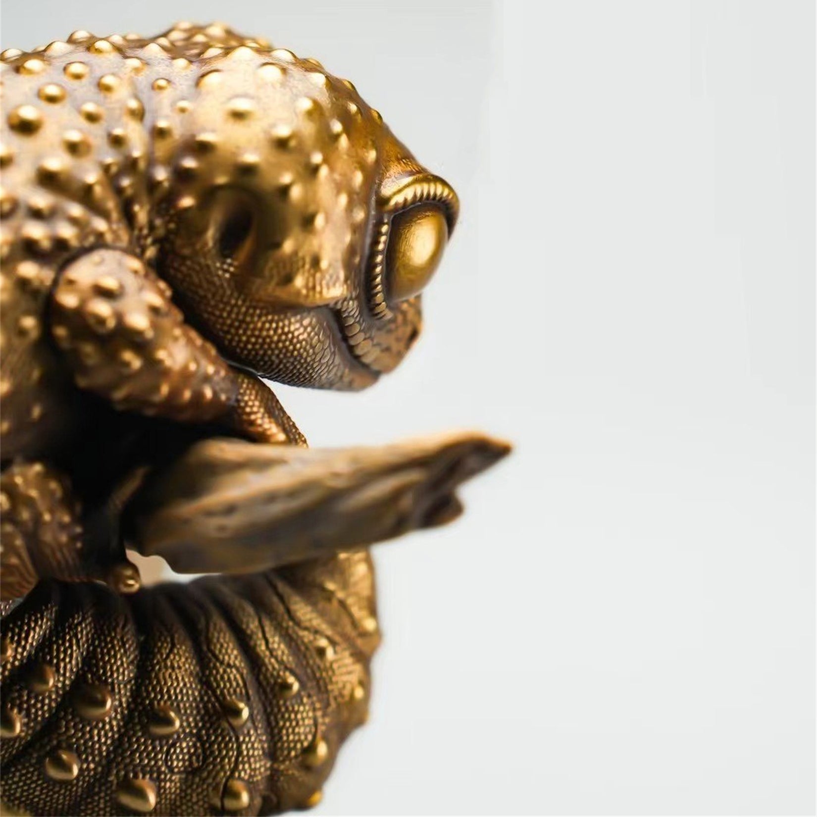 BOWUZHI Studio Bronze Gecko Figurines