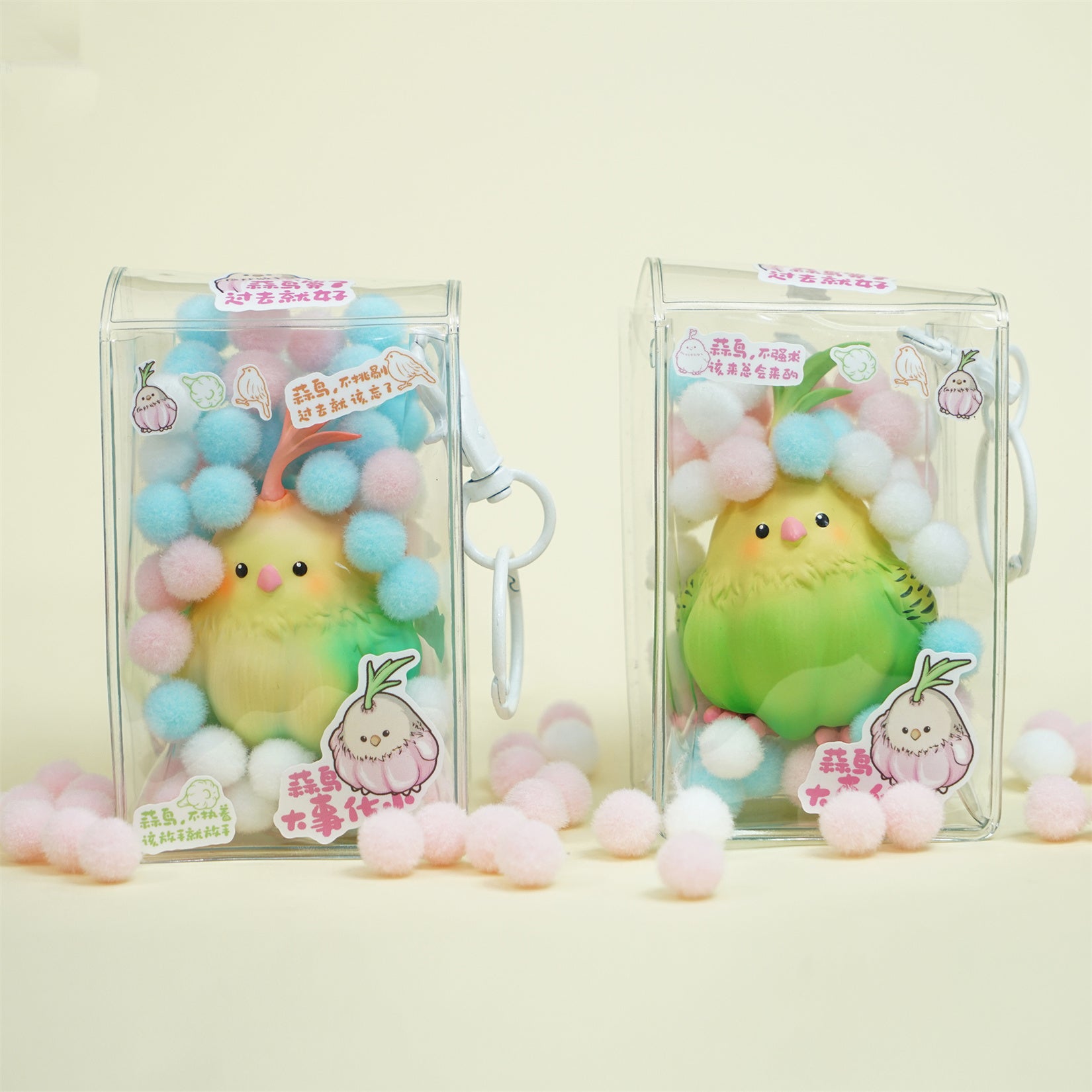 Modèle de charme d'oiseau à l'ail