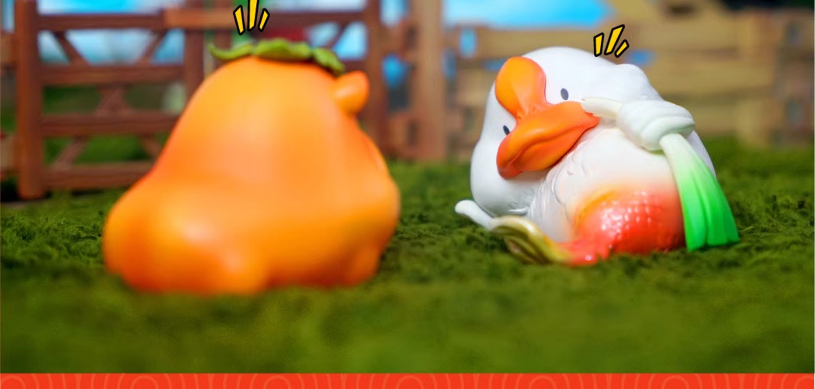 Lucky Duck Statue Animal Figure