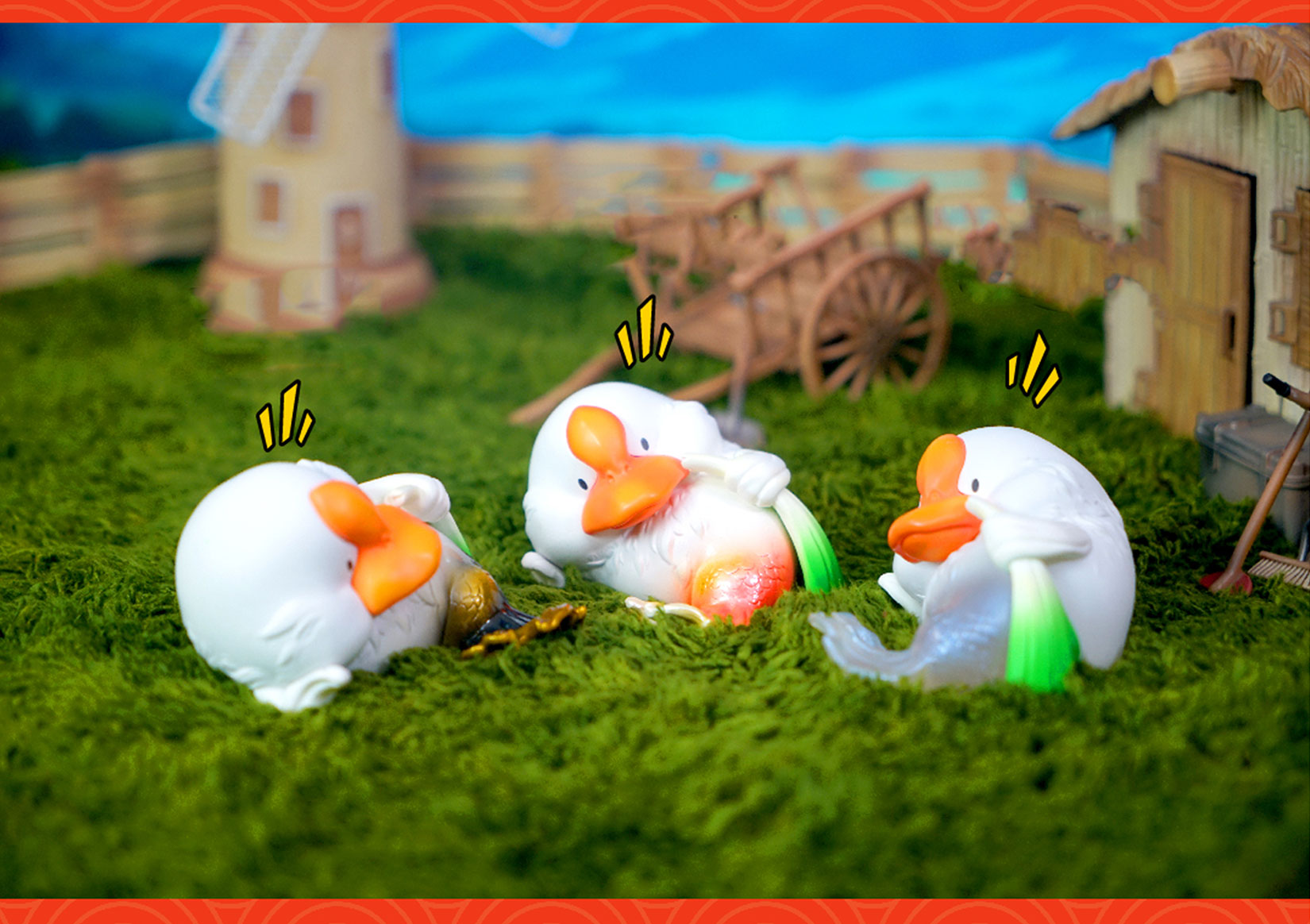 Lucky Duck Statue Animal Figure