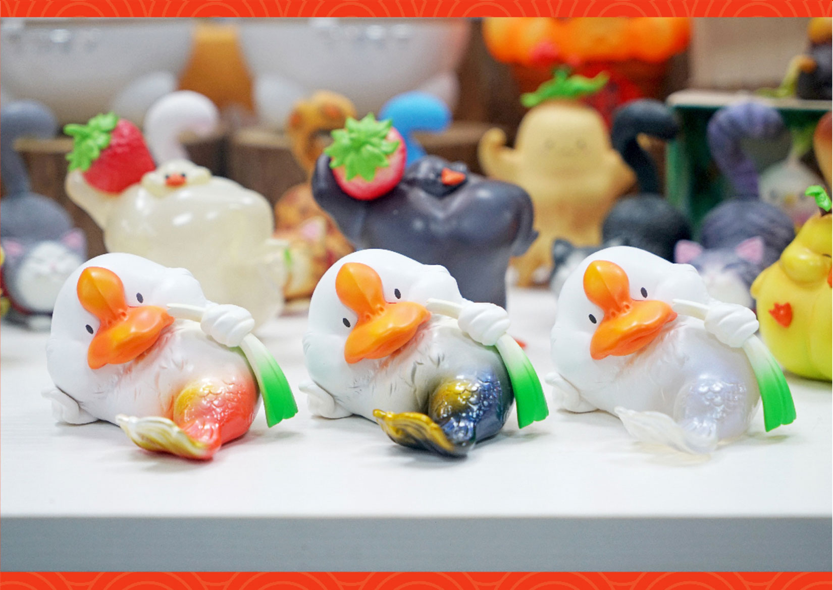 Lucky Duck Statue Animal Figure