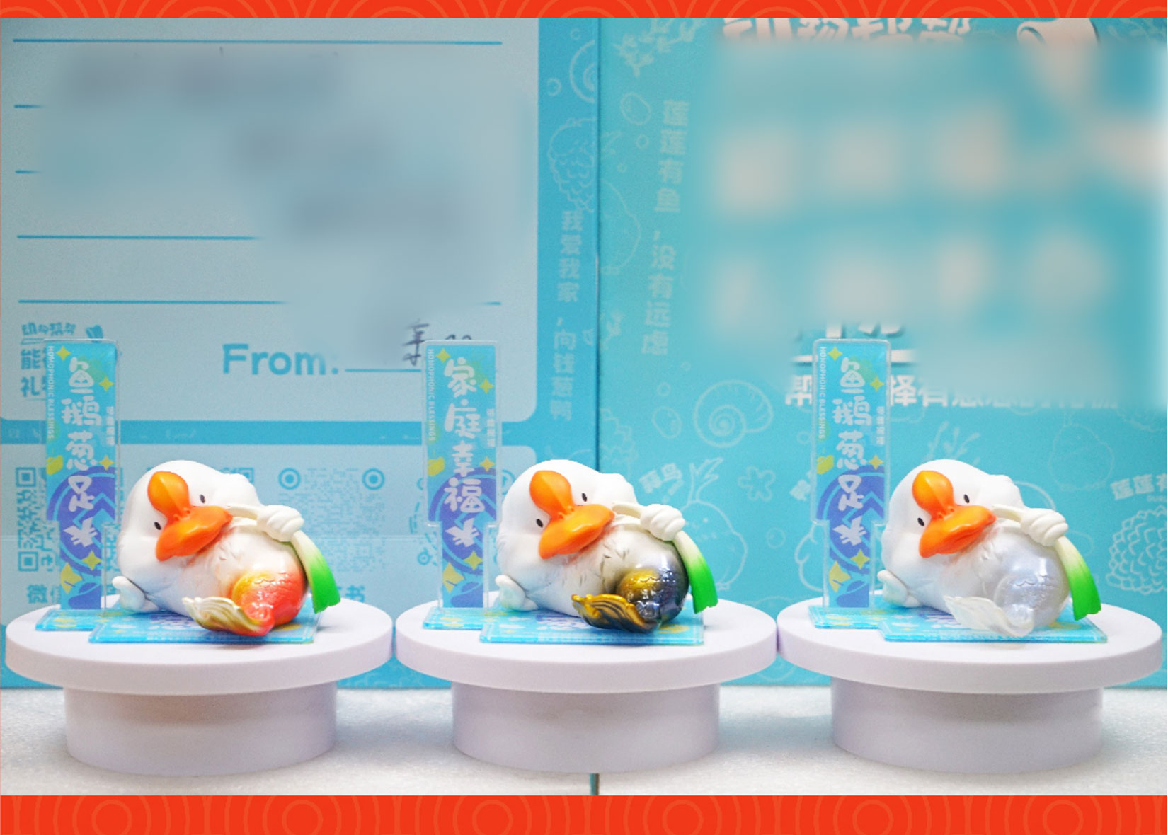 Lucky Duck Statue Animal Figure