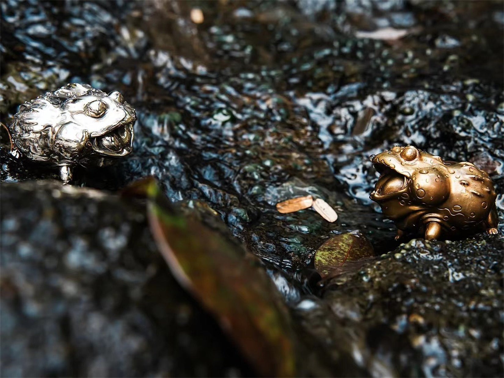 BOWUZHI Studio Toad Statue Frog Model