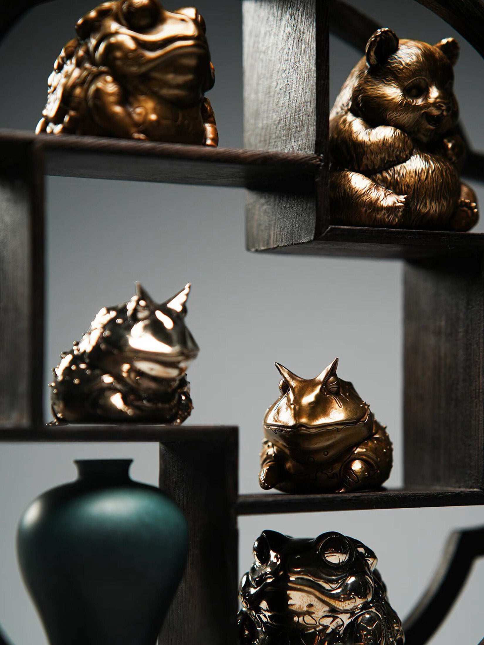 BOWUZHI Studio King Horned Frog Model