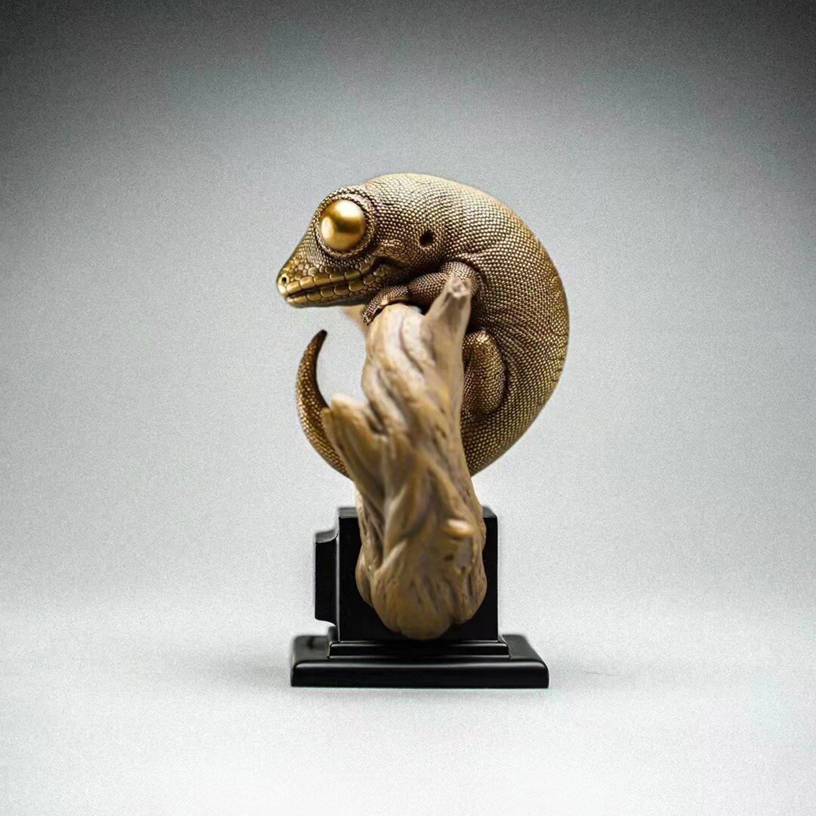 BOWUZHI Studio Bronze Geckos Model