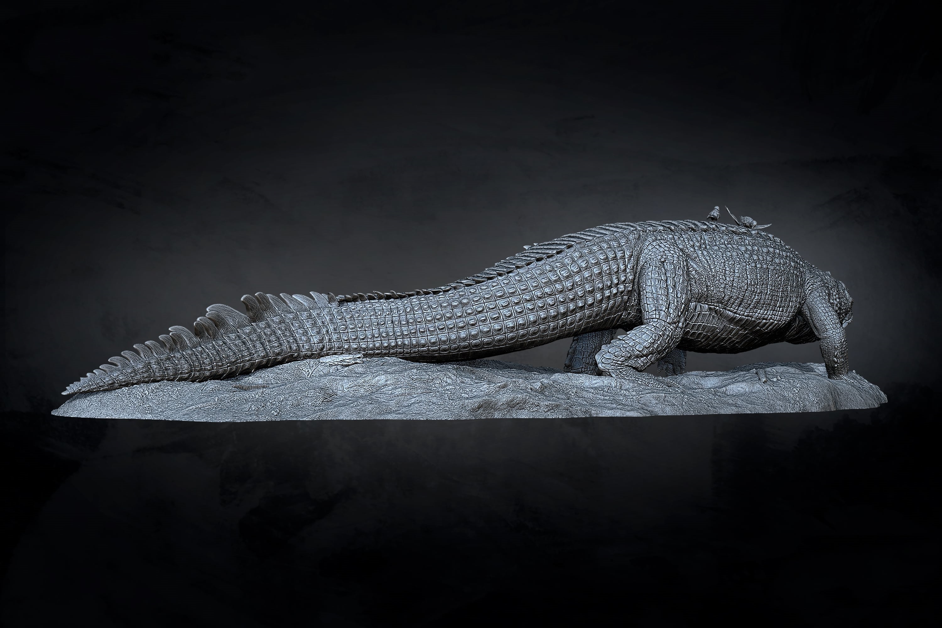 Anningpale 1:18 Scale Sarcosuchus imperator Model