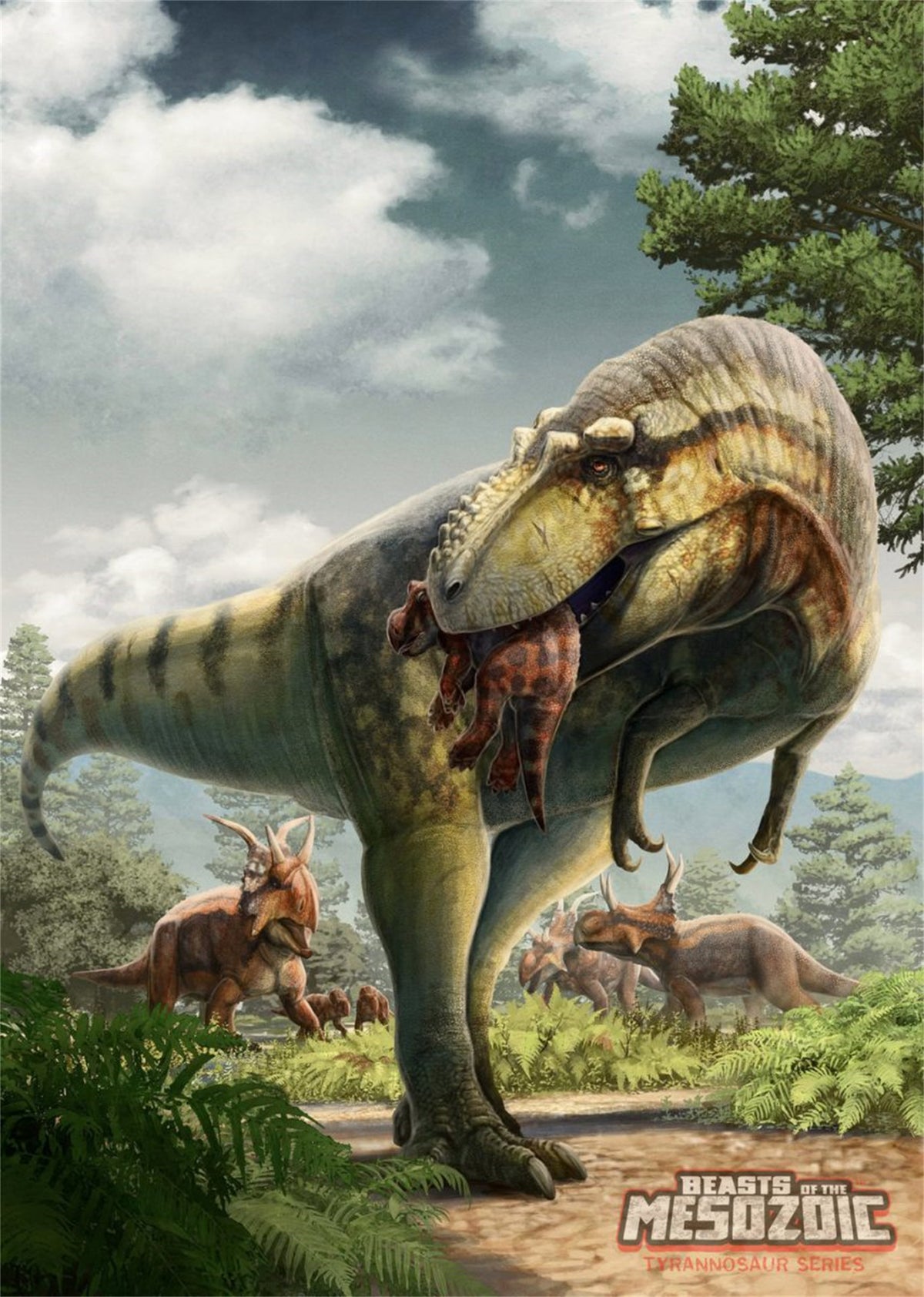 Tiere des Mesozoikums: Wollhaarmammut (Mammuthus primigenius) – Actionfigur im Maßstab 1:18