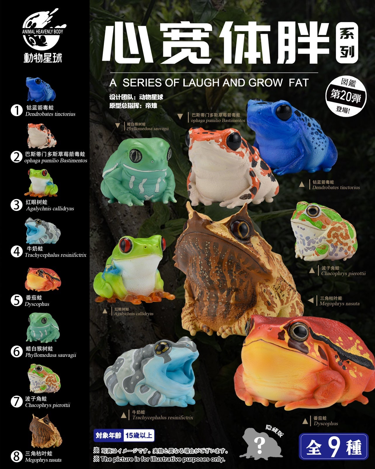 Animal Heavenly Body 20 Frog Blind Box Model