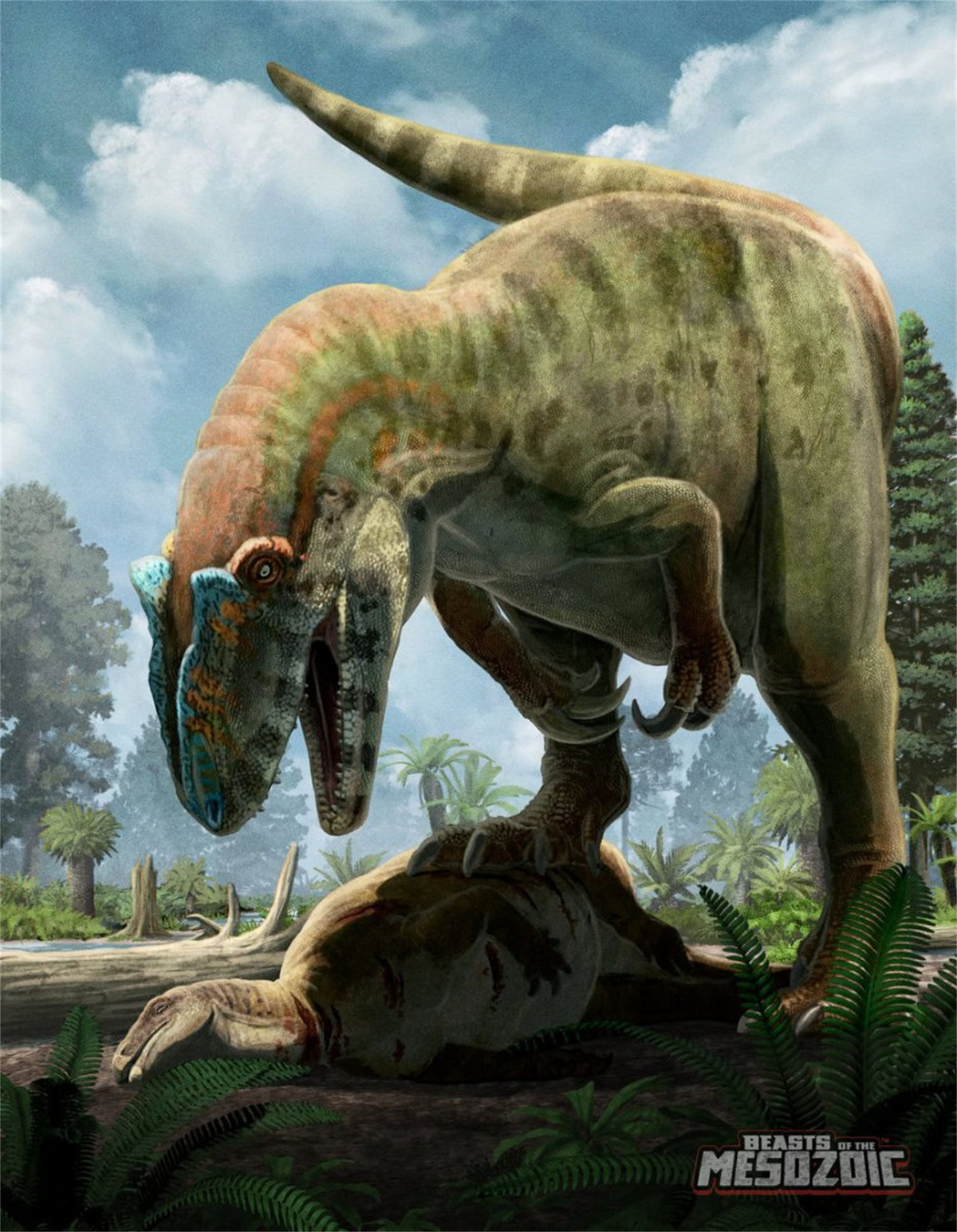 Beasts of the Mesozoic Allosaurus fragilis Green – 1/18th scale action figure