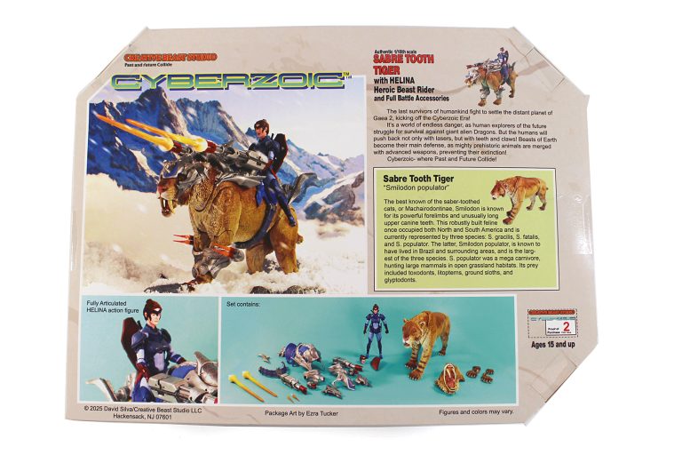 Beasts of the Mesozoic Smilodon Helina Cyberzoic Exclusive action figure