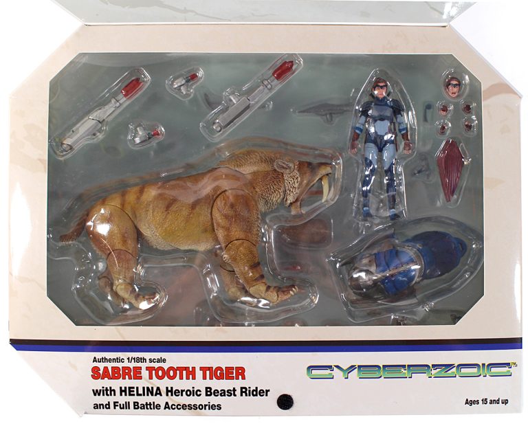 Beasts of the Mesozoic Smilodon Helina Cyberzoic Exclusive action figure