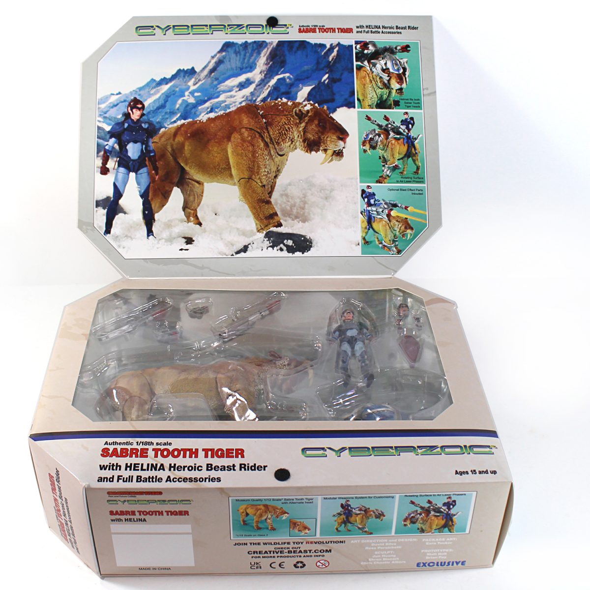 Beasts of the Mesozoic Smilodon Helina Cyberzoic Exclusive action figure
