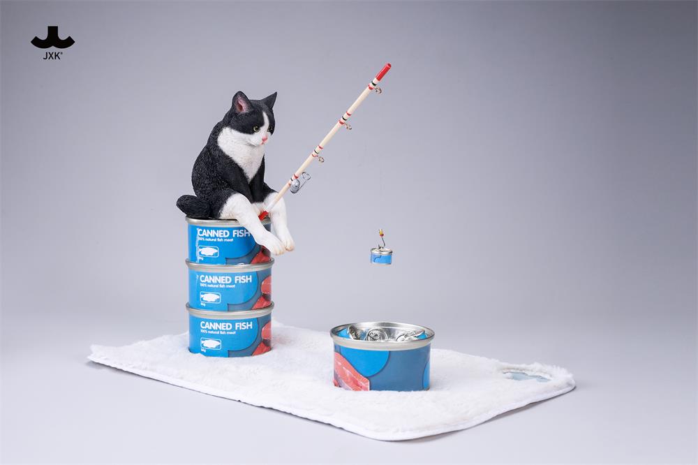 JXK Dream-Fishing Kitten Figure