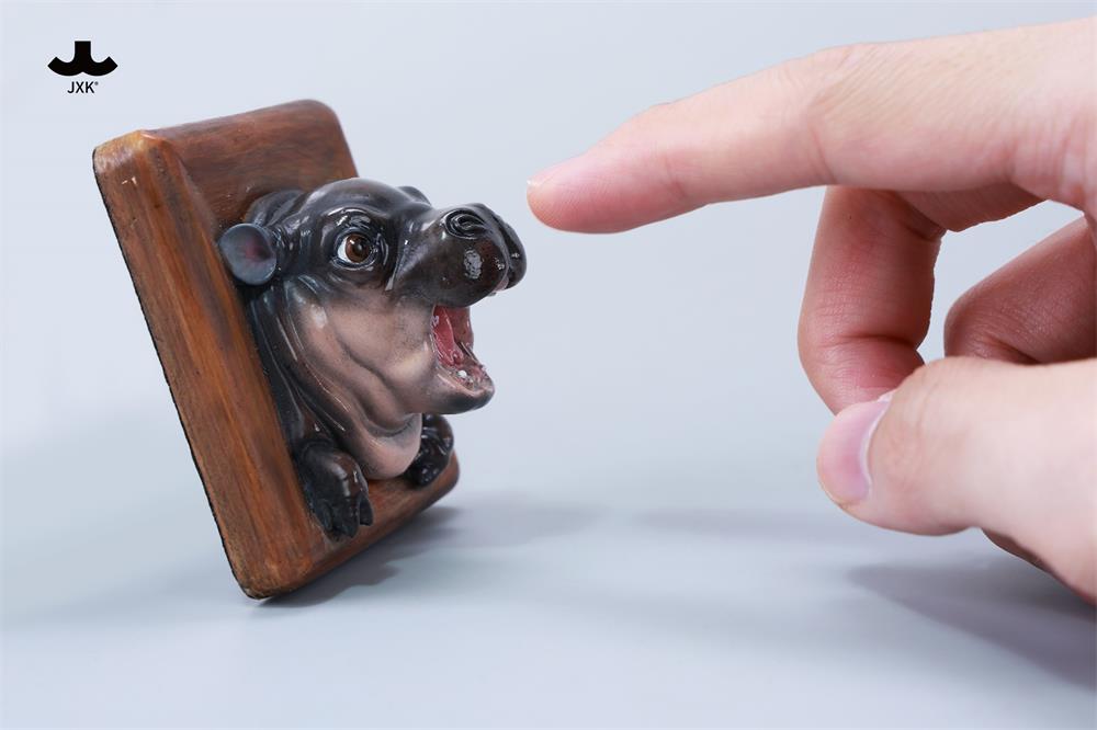 JXK Baby Hippos fridge magnet Model
