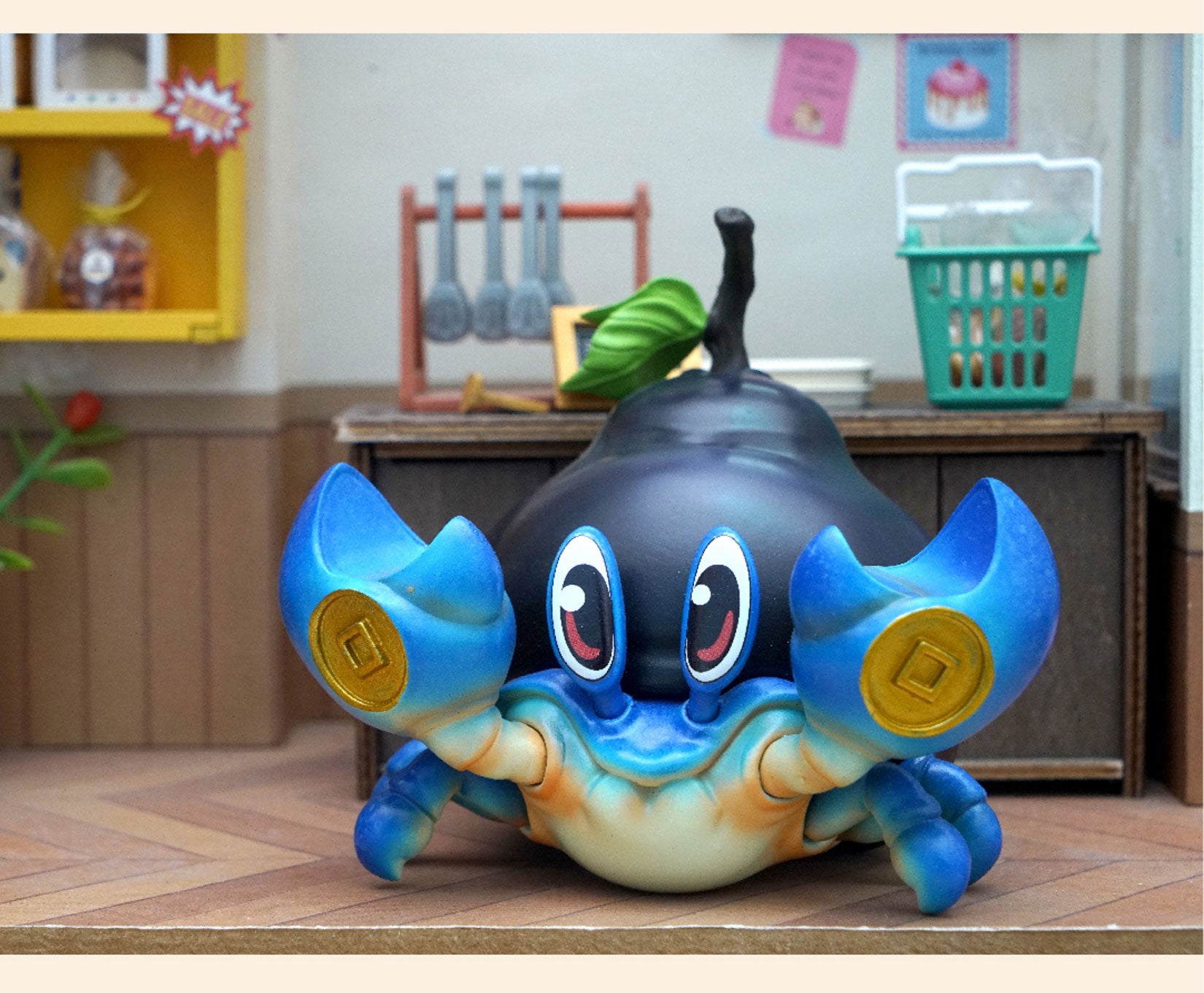 Einsiedlerkrebs Birnenmodell Kreative Figur