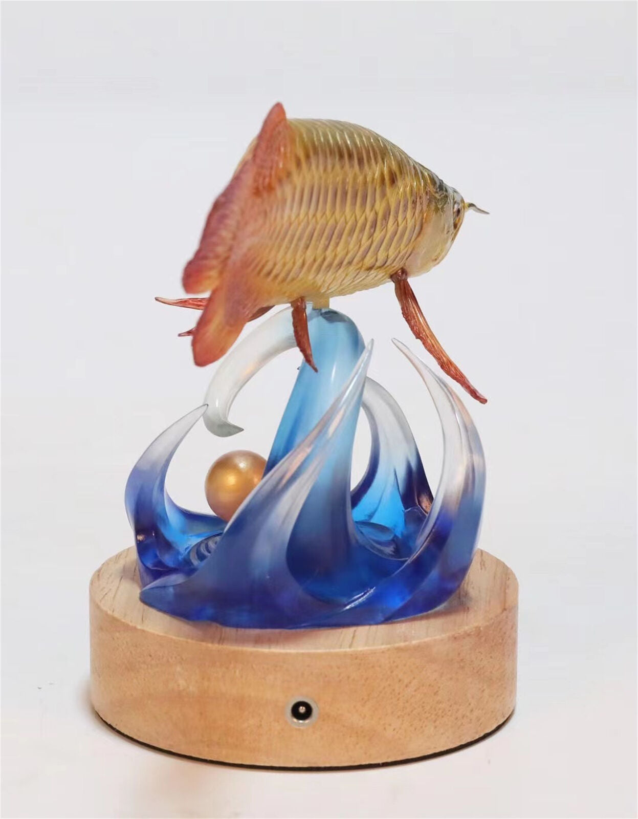 Goldfish Gold Arowana Model