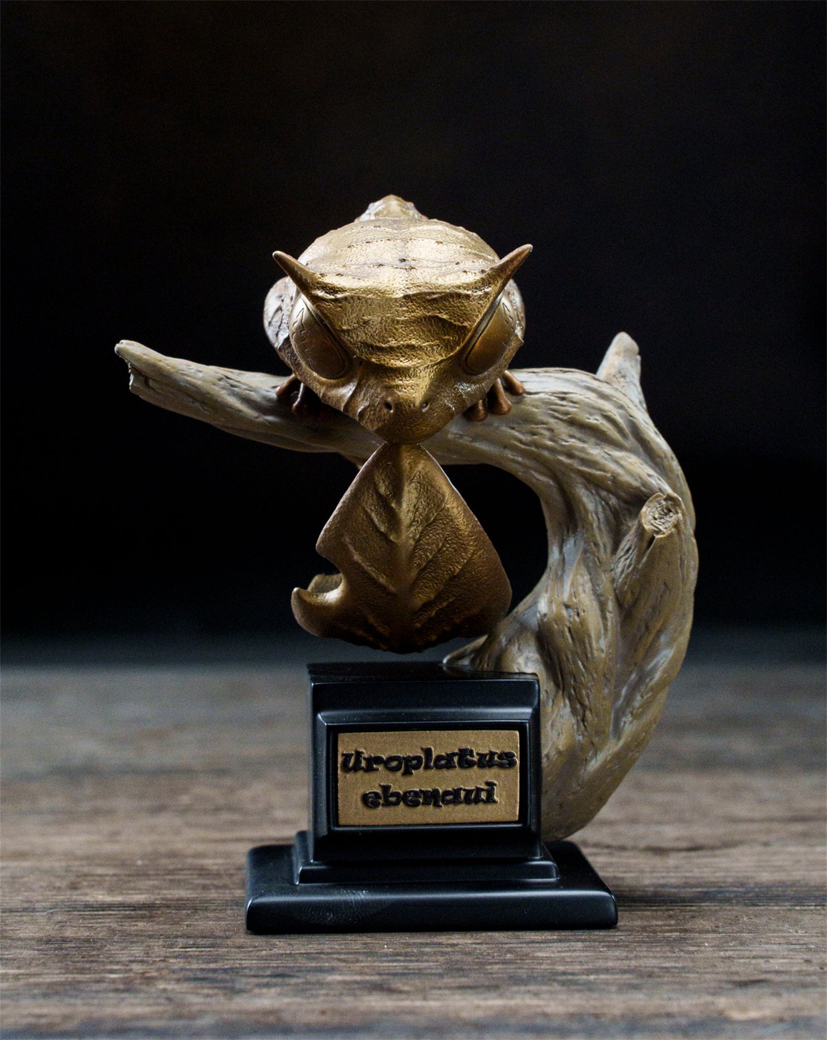 BOWUZHI Studio Leaf-Tailed Gecko Bronze Sculpture