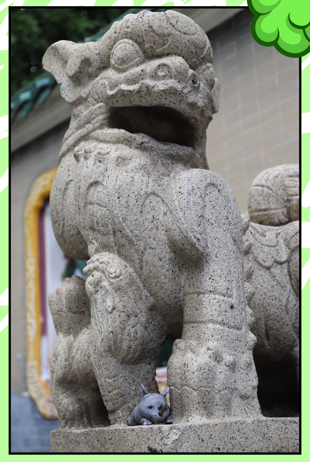 Animal Protection Act Studio Baby Rhinoceros Model