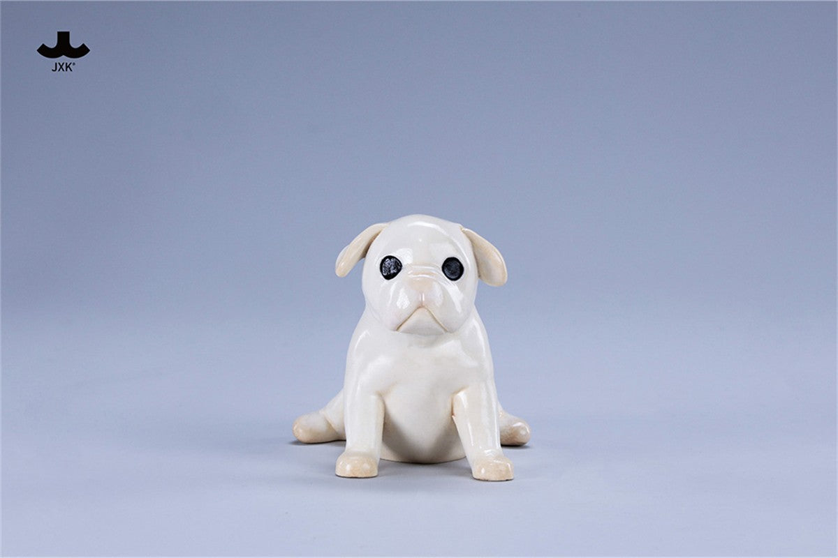JXK 1/6 Scale Ghost Frenchie French Bulldog Figure