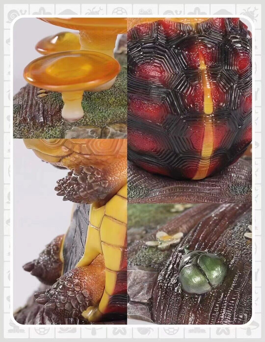 Yellow-margined Box Turtle Model