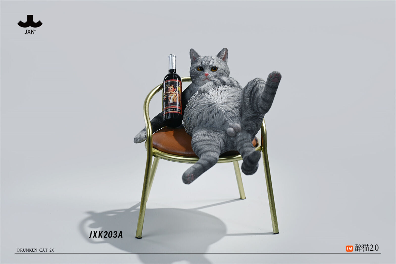JXK 1/6 Drunken Cat 2.0 Model