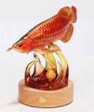 Goldfish Gold Arowana Model