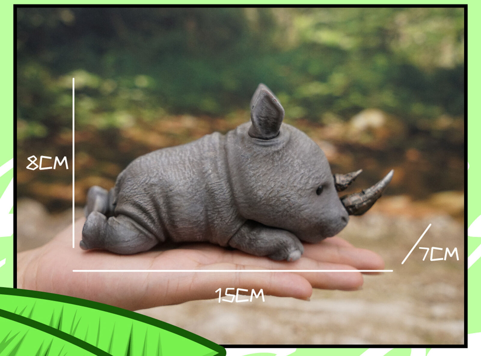 Animal Protection Act Studio Baby Rhinoceros Model