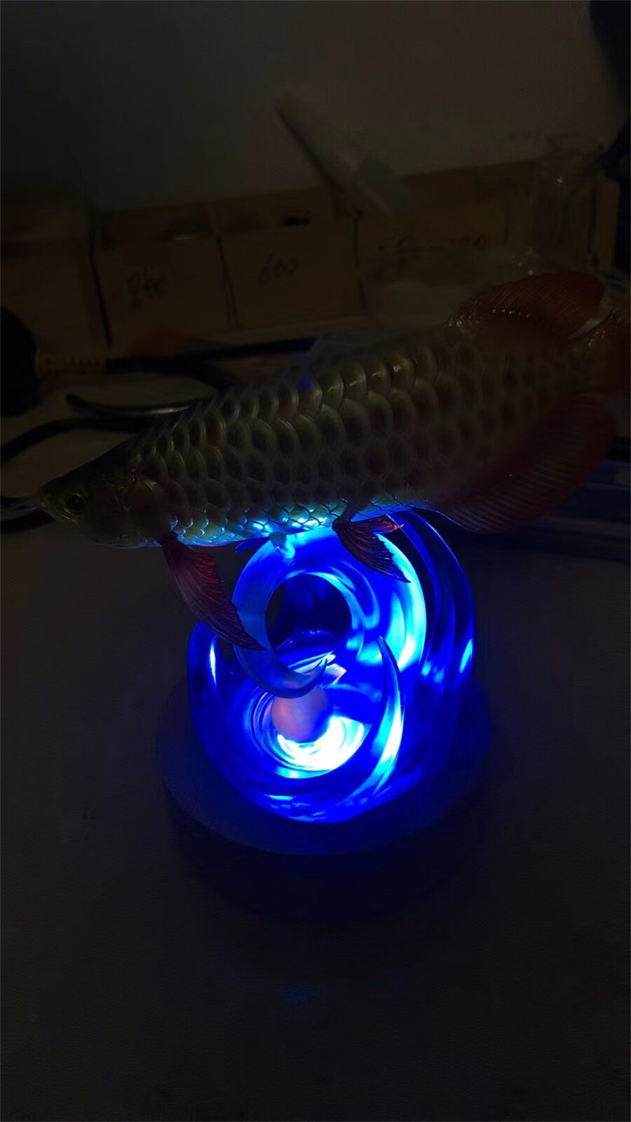 Goldfish Gold Arowana Model