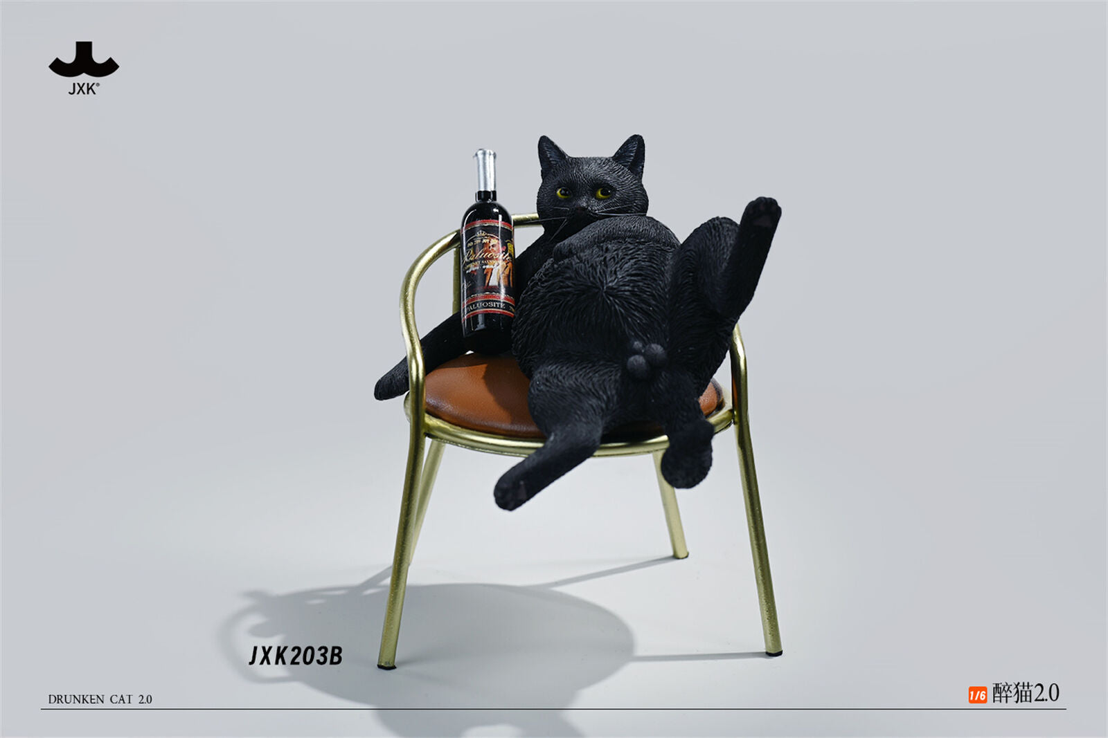JXK 1/6 Drunken Cat 2.0 Model