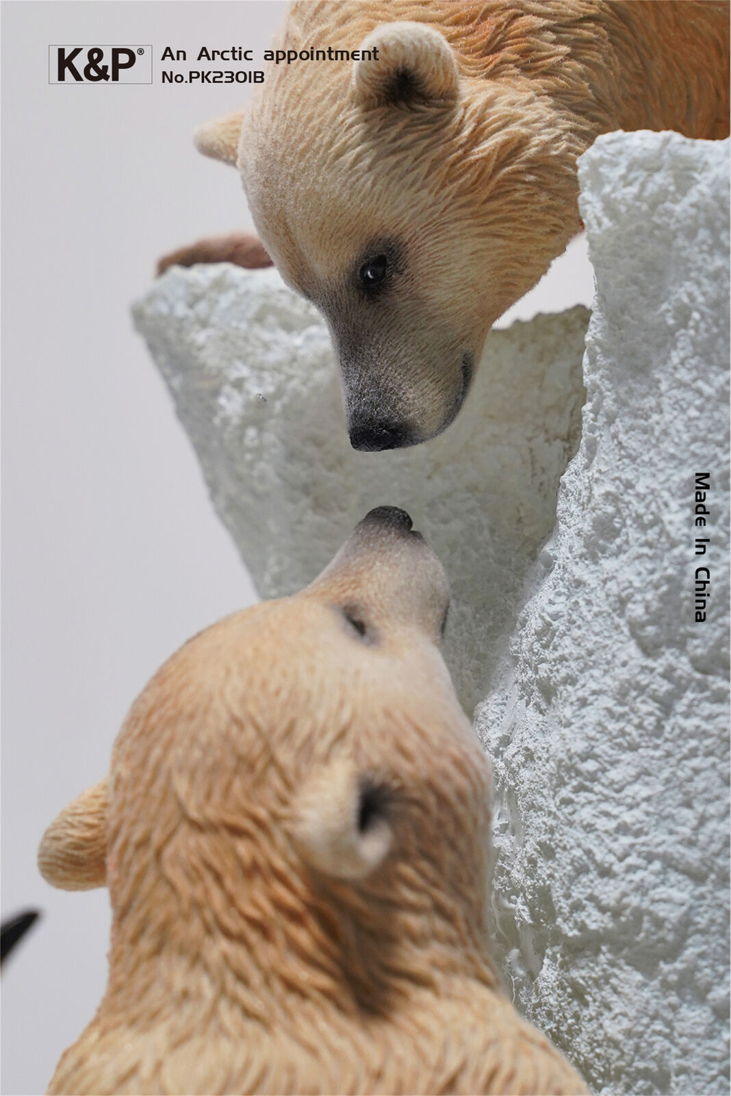 K&P An Arctic Appointment Polar Bear Penguins Scene Statue