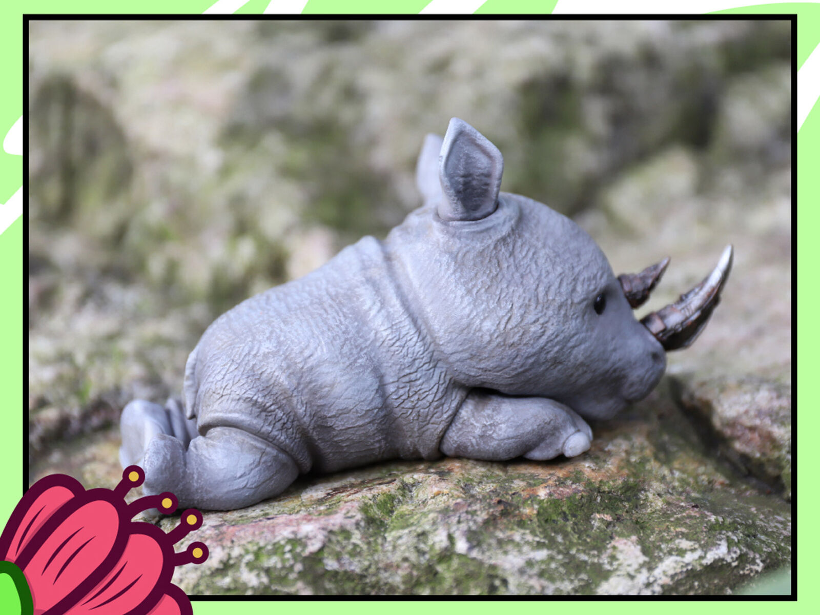 Animal Protection Act Studio Baby Rhinoceros Model