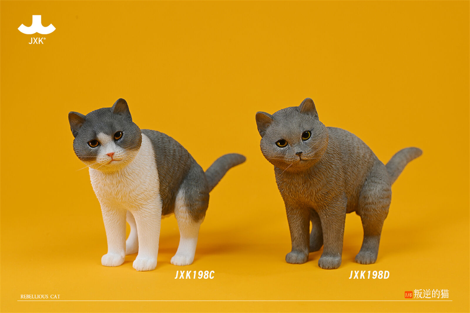 JXK 1/6 Rebellious Cat Model