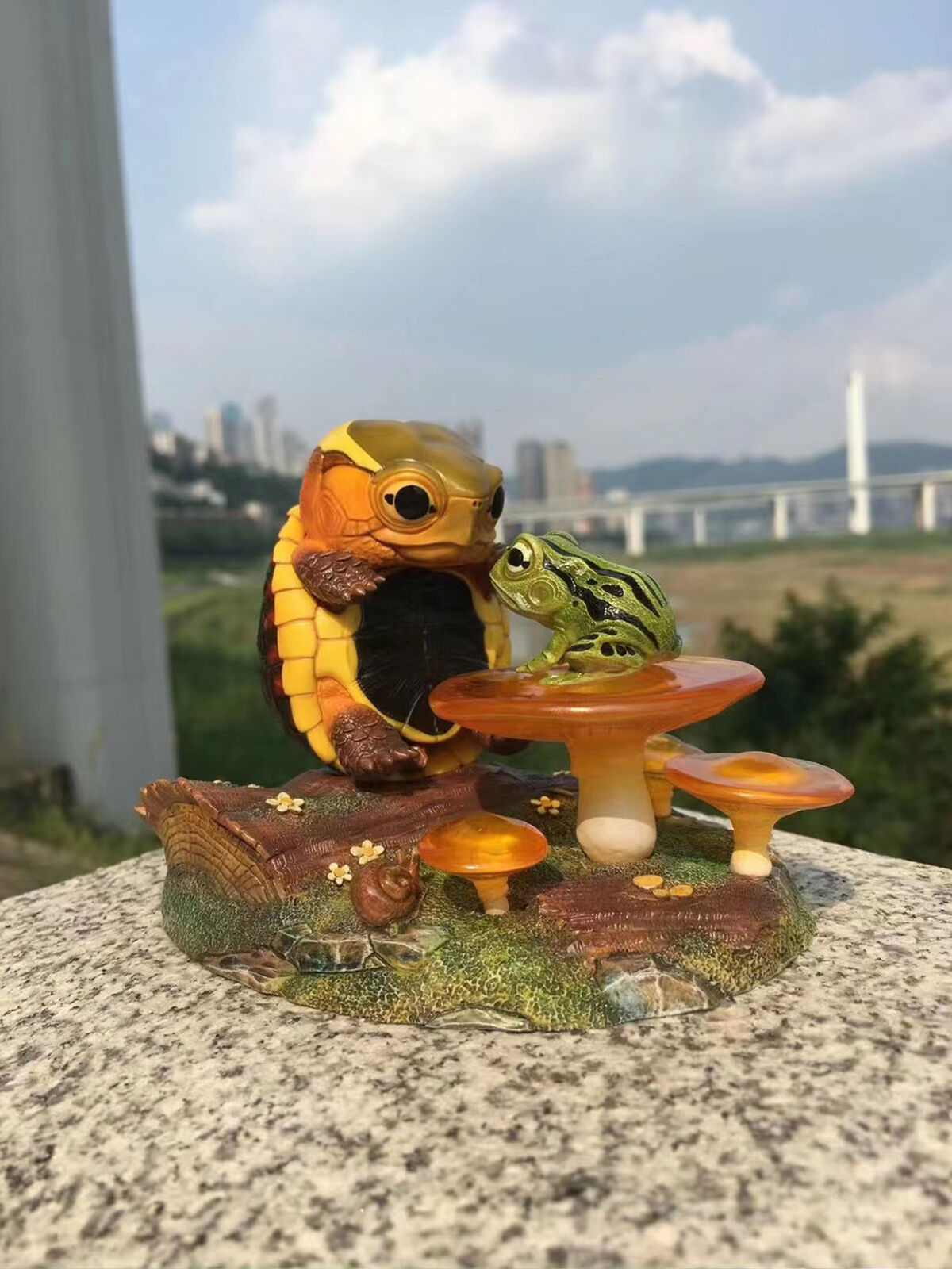 Yellow-margined Box Turtle Model