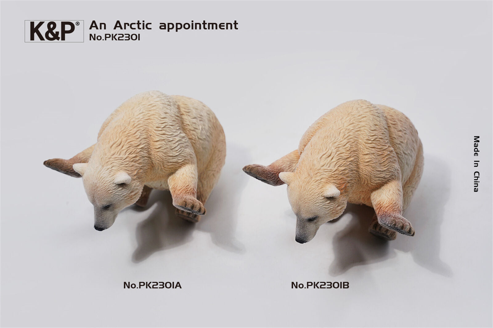 K&P An Arctic Appointment Polar Bear Penguins Scene Statue