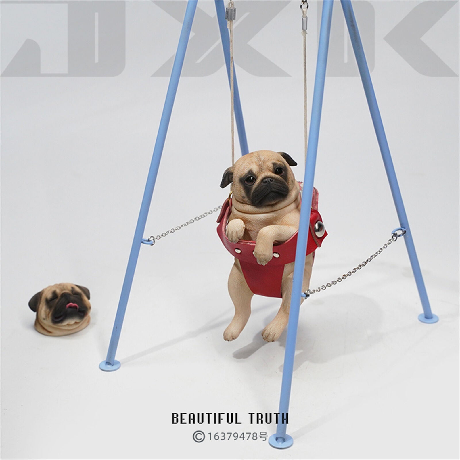 JXK 1/6 Pug on the Swing Model