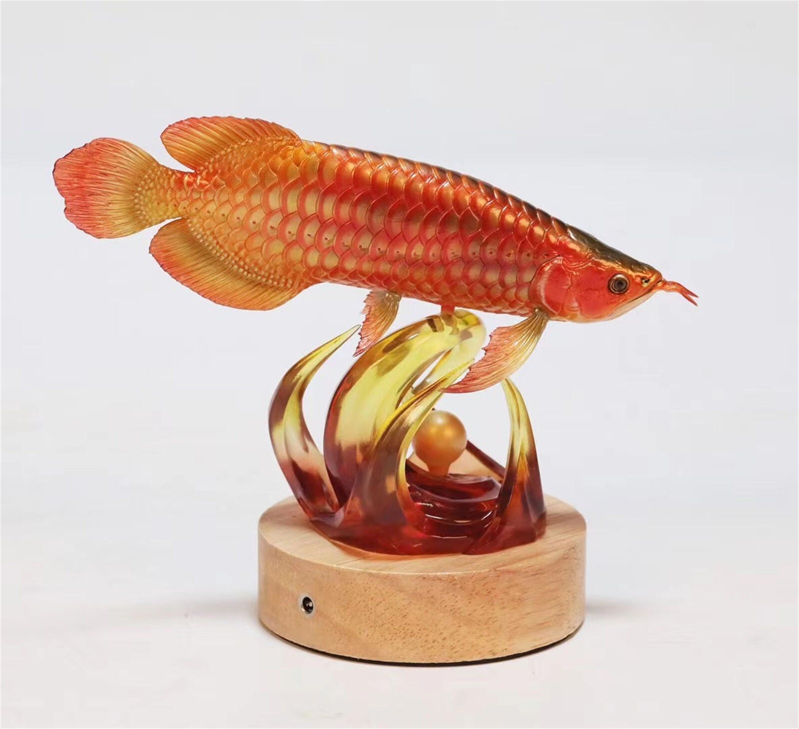 Goldfish Gold Arowana Model