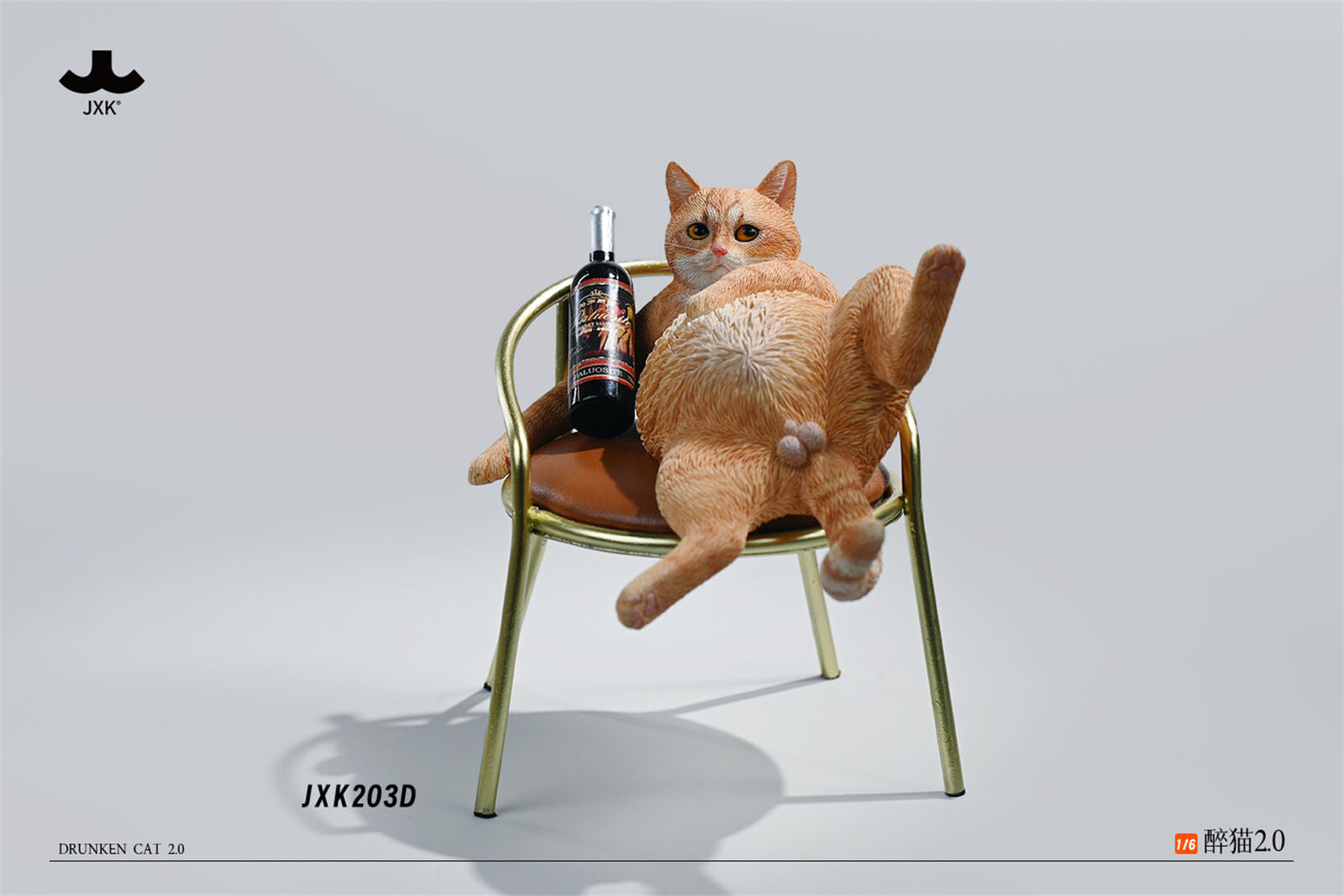 JXK 1/6 Drunken Cat 2.0 Model