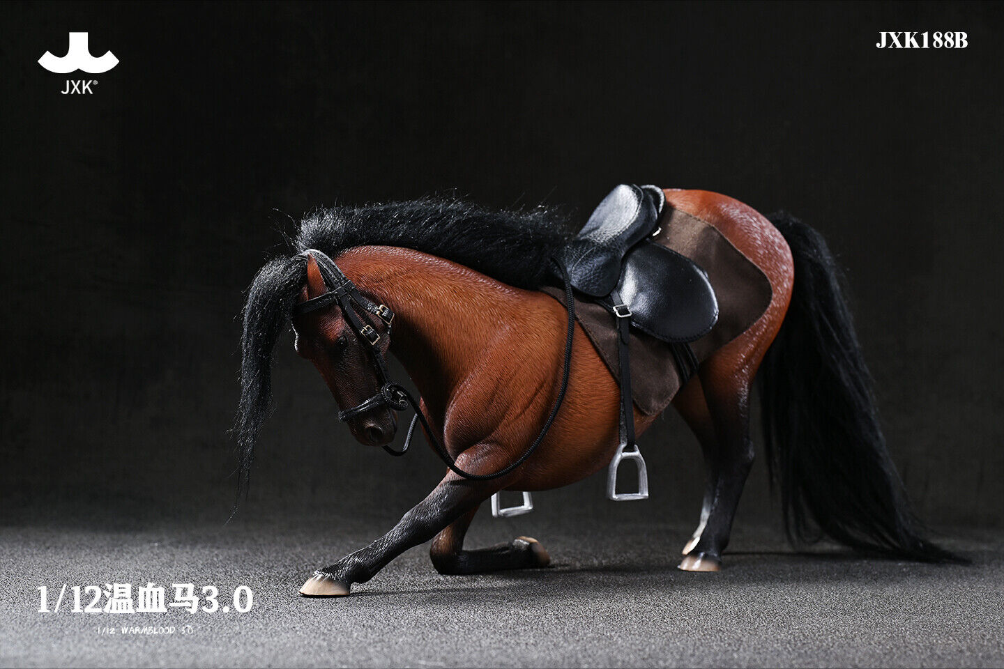 JXK 1/12 Hanover Warmblood Horse 3.0 Model