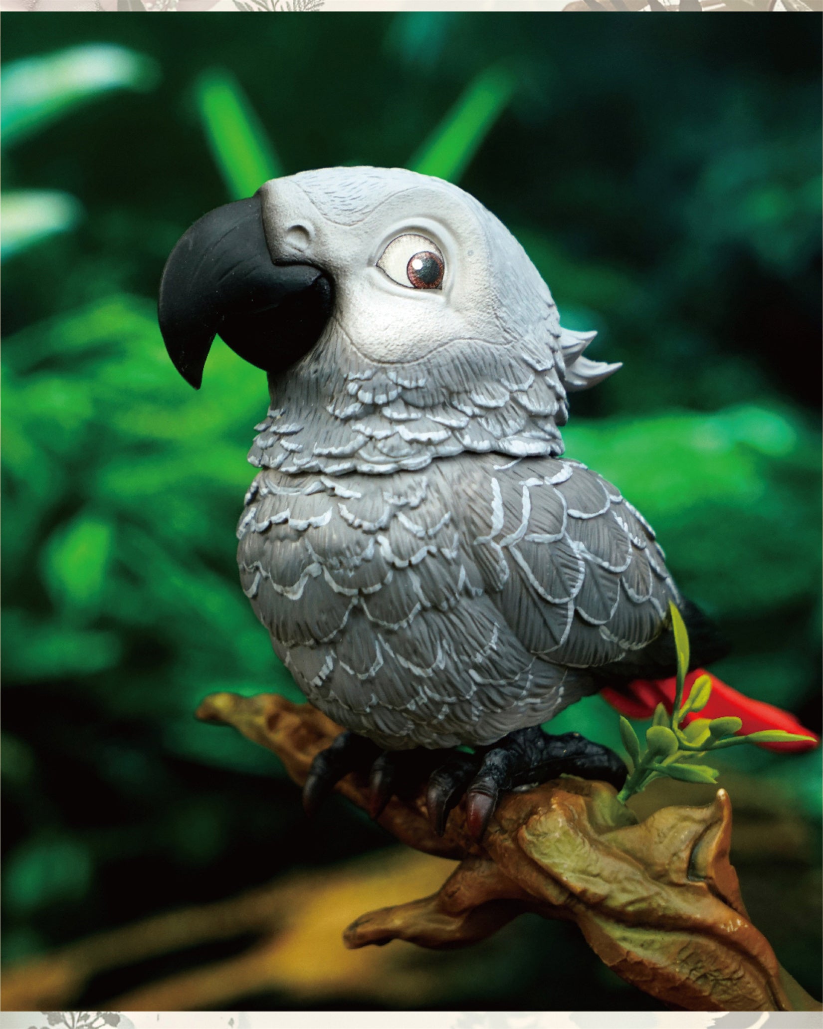 Psittacus Erithacus & Eolophus Roseicapilla Parrot Model