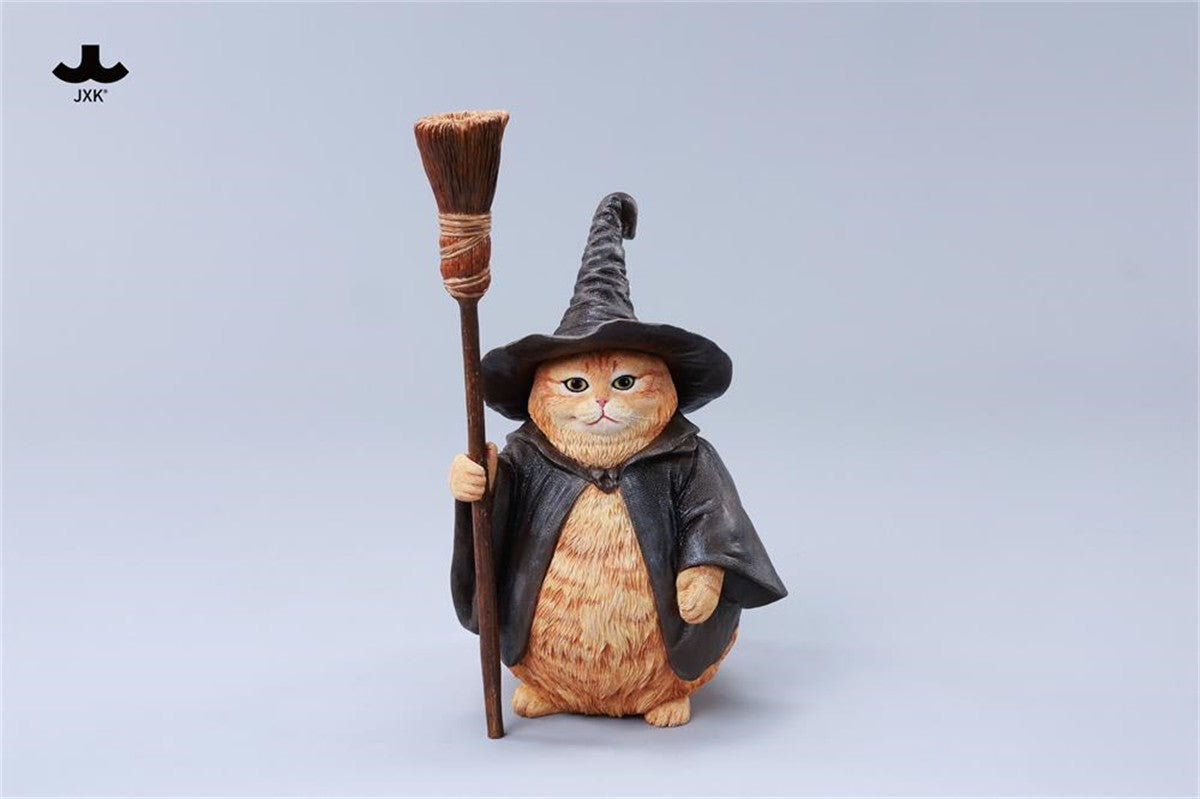 JXK 1/6 Magician Wizard Cat Figure