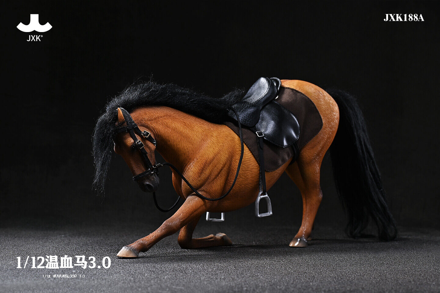 JXK 1/12 Hanover Warmblood Horse 3.0 Model