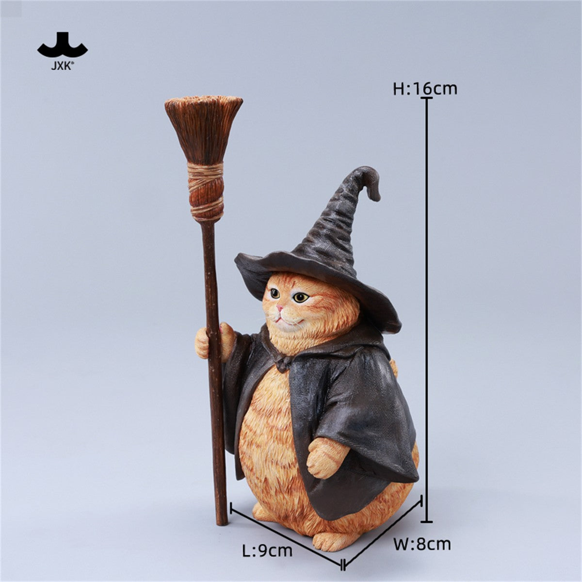 JXK 1/6 Magician Wizard Cat Figure