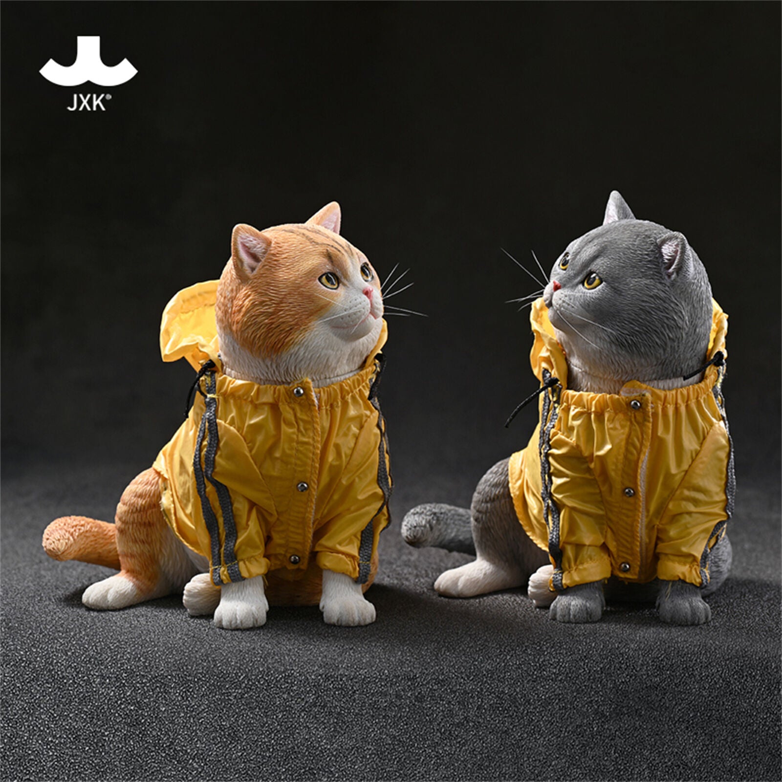 JXK 1/4 Sitting Position Shorthair Cat Model