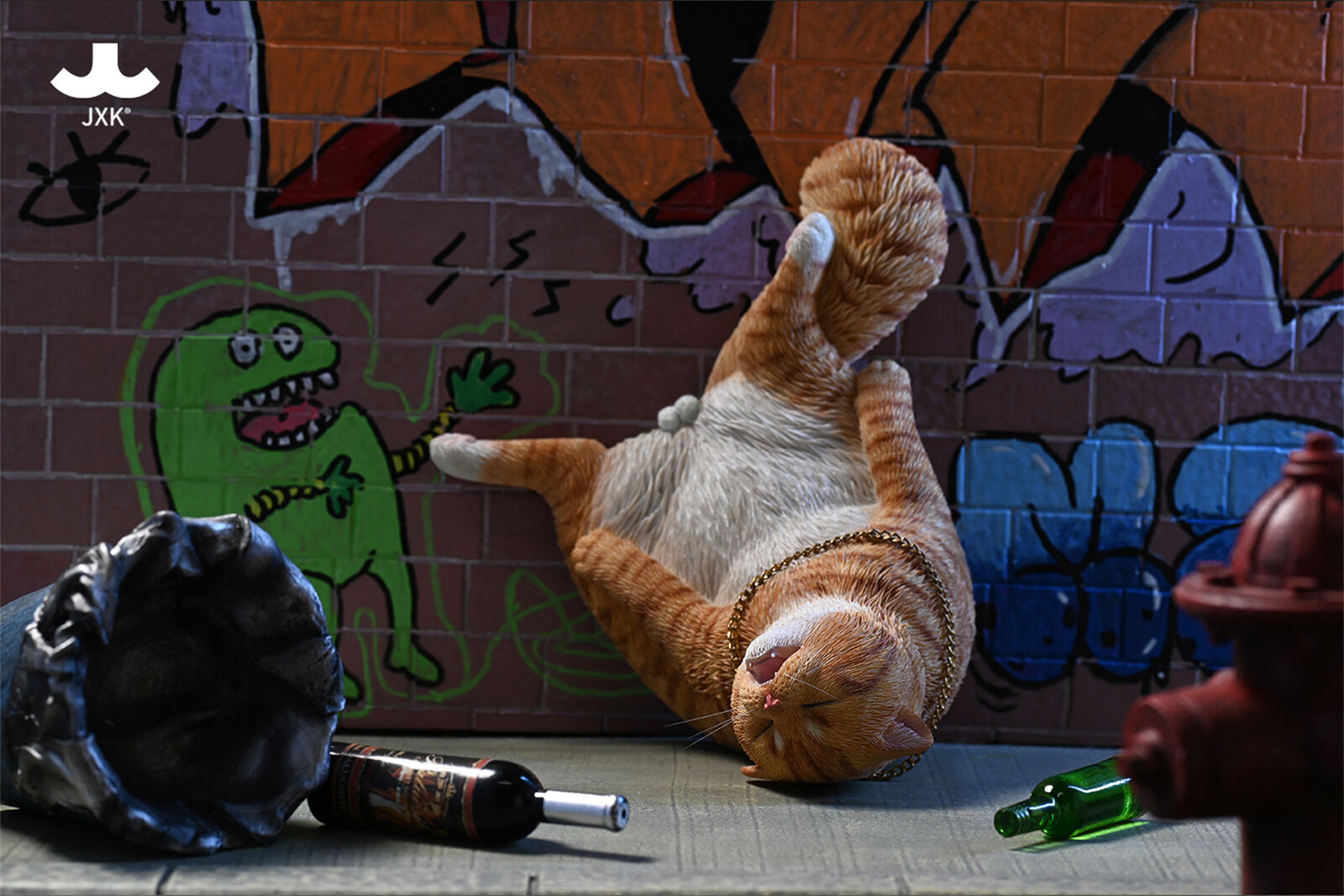 JXK 1/6 Drunken Cat Model