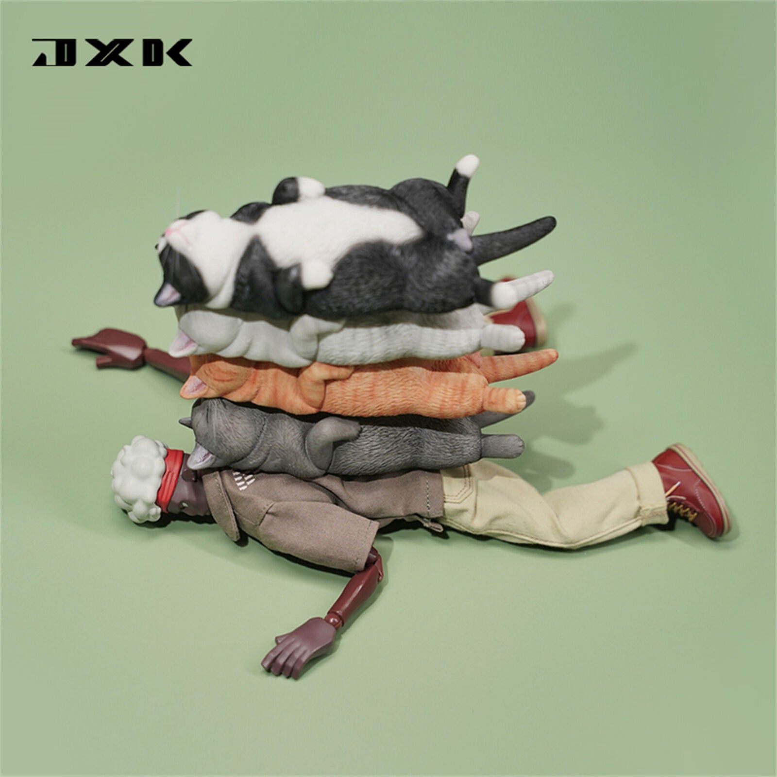 JXK 1/6 Lethargic Cat 6.0 Model