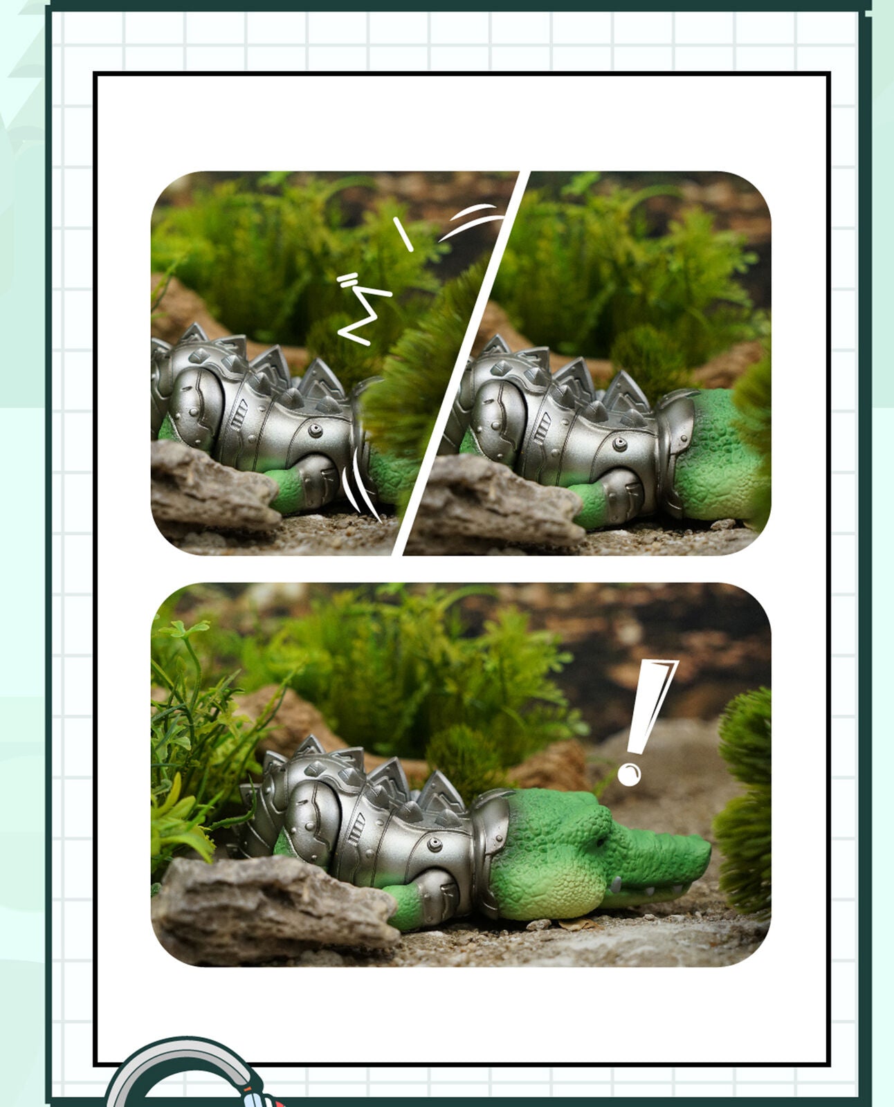 Animal Protection Act Studio Baby Crocodile Model